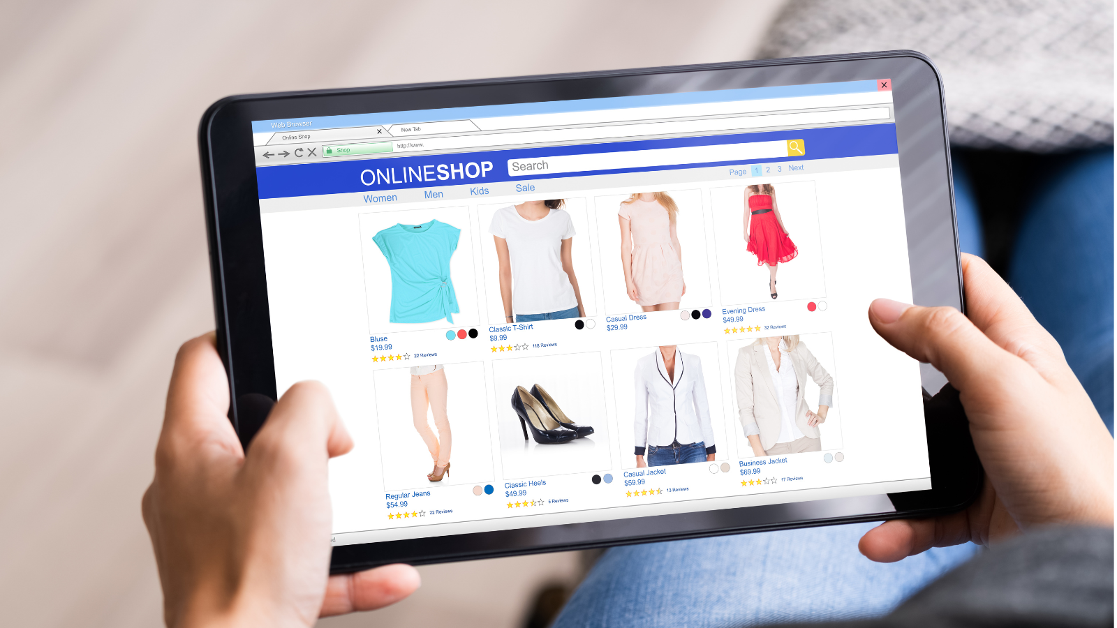 קניות בגדים אונליין